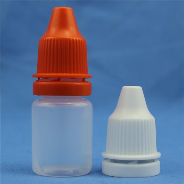 60ml semitransparent PE sterile eye dropper bottles with childproof cap