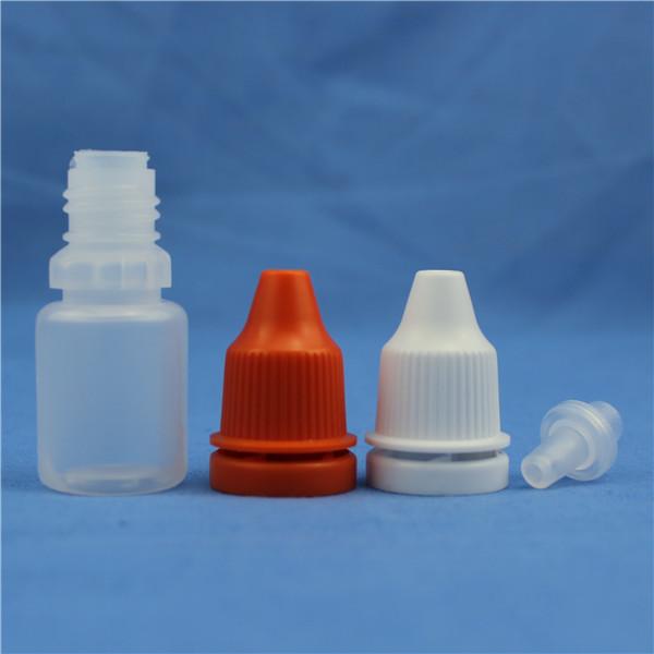 60ml semitransparent PE sterile eye dropper bottles with childproof cap