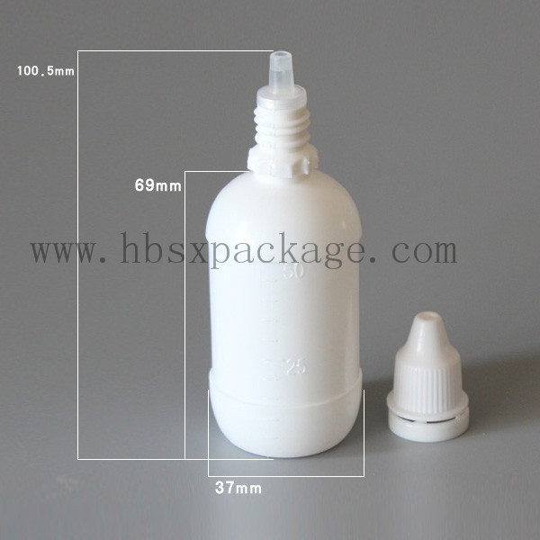 PE sterile eye dropper bottles with child&tamper proof cap 5ml