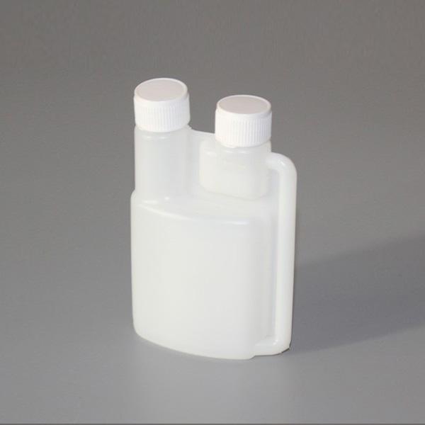 HDPE fuel additive disposable empty 1L plastic twin neck bottle