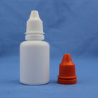 50ml semitransparent PE eye dropper bottle with childproof cap