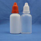 50ml semitransparent PE eye dropper bottle with childproof cap