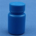 100cc medical plastic round bottle for capsule in blue color
