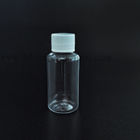 55ML Health Care Food  PET Clear Plastic Pill Bottles with Different Size Screw Cap