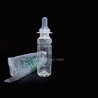 100ml plastic baby bottle Transparent  with high quality cheap price