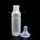 100ml plastic baby bottle pp material with silicone tube, made in China
