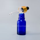 SXB-02 10ml blue essential oil Bottles empty glass bottles with button dropper pipette