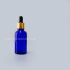SXB-05 30ml blue essential oil Bottles empty glass bottles with button dropper pipette