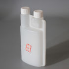 HDPE fuel additive disposable empty 1L plastic twin neck bottle