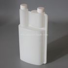 HDPE empty oval chemical twin neck plastic bottle 500ml