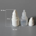 factory price hospital bottle squeezable plastic eye dropper bottle with tamper evident cap