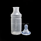 disposable Silicone Plastic Baby Feeding Bottle with tick mark