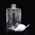 500mL Round Transparent Hand Sanitizer Plastic Shampoo Bottle with Pump