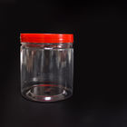 Security Sealing Refillable 1L Wide Mouth Food Grade Cylinder Plastic Candy