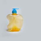 Apple shape 500ml clear PET plastic washing-up liquid bottle with pump dispenser from Hebei Shengxiang