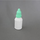 Steriled LDPE plastic eye dropper bottle 15 ml with child safety cap