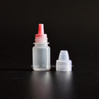medical material squeezable plastic eye dropper bottle wholesale PE droppe rbottle with orange childproof cap