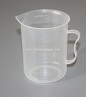 PP 250ml Plastic measuring cylinder & cup bottle for experiment  strong and safe