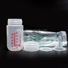 Hot sell 100ml PP Transparent  Baby feed Bottle with Silicone Nipple and various design