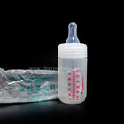 120ml PP empty baby feed bottle with silicone nipple for sell with high quality
