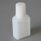 PP/PE 50ml white plastic vaccine bottle with rubber stopper and aluminum for sell