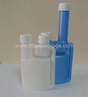 Hot sell variety volume of HDPE fuel additive dispensing twin neck bottle