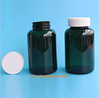 Hot sell in may 225ml Pharmaceutical Blue PET Plastic Health Care Medical Pill Bottle flip cap