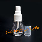 20ml HDPE and PET spray mist white /clear spray bottle no odor Hand sanitizing spray bottle