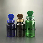 225ml Pharmaceutical Blue PET Plastic Health Care Medical Pill Bottle flip cap