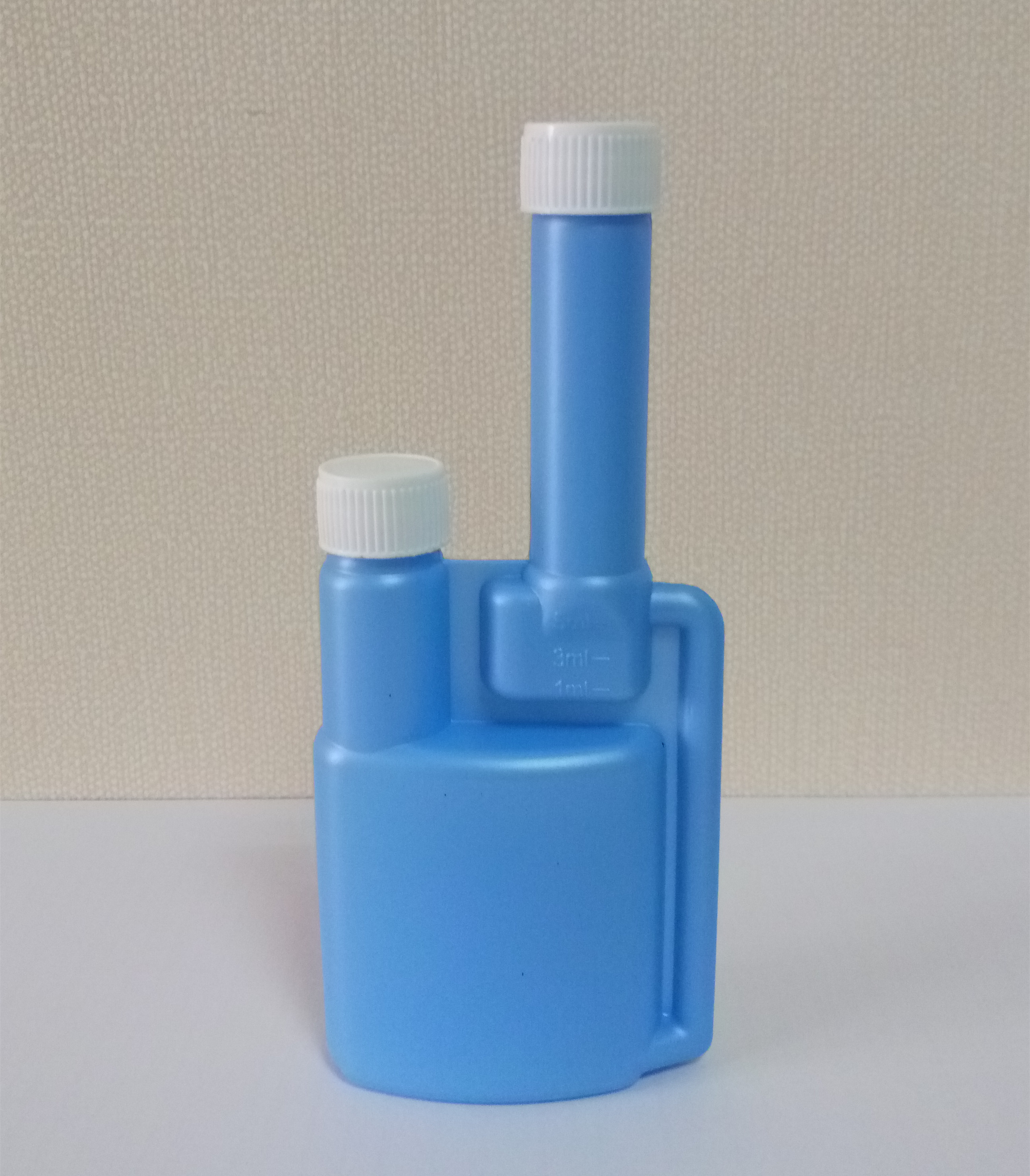 HDPE 100 ml Double Neck 1/3/5ml Dispensing Bottles Fuel Additives