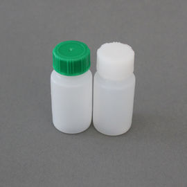 2016 new product 8ml lab HDPE white reagent bottle with wide mouth