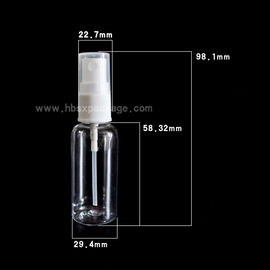 new product good quality transparent PET plastic spray bottle/cosmetic perfume bottle