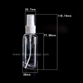 new product good quality transparent PET plastic spray bottle/cosmetic perfume bottle