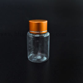 PET/PE plastic medicine capsule pill bottle with seal, medicine bottles containers