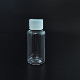 55ML Health Care Food  PET Clear Plastic Pill Bottles with Different Size Screw Cap