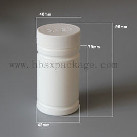 100ML Pharmacy Plastic Jar , HDPE Medical Plastic Bottle for Powder&Capsule