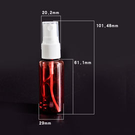 15ml 30ml PET Small Spray Plastic Perfume Packaging Bottle For Cosmetic Use