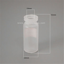 10ml 20ml PE vaccine plastic bottle with rubber stopper and flip off cap