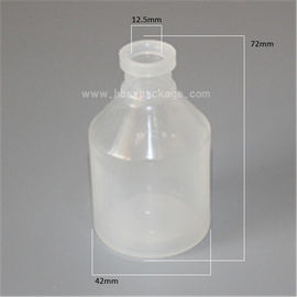 50ml PE plastic medicine bottle with rubber stopper for vaccine injection