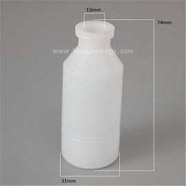 50ml PE plastic medicine bottle with rubber stopper for vaccine injection