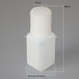50ml PE plastic medicine bottle with rubber stopper for vaccine injection