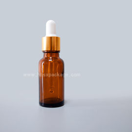 15ml clear amber color glass essential oil bottle with insert and tamper proof cap  for essential oil