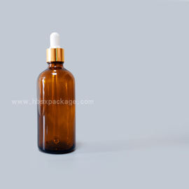 100ml clear Amber essential oil Bottles empty glass bottles with button dropper pipette