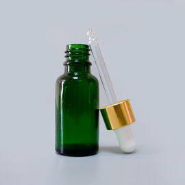 Hebei Shengxiang 15ml green Aromatherapy Essential Oil Glass  Bottle With Dropper