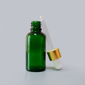 Made in china 30ml green essential oil glass amber bottle with dropper from Shengxiang