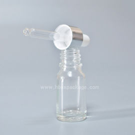 SXT-02 15ml transparent essential oil Bottles empty glass bottles with button dropper pipette