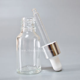 SXT-03 30ml transparent essential oil Bottles empty glass bottles with button dropper pipette