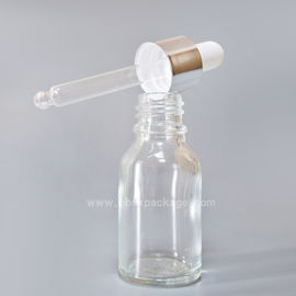 SXT-03 30ml transparent essential oil Bottles empty glass bottles with button dropper pipette