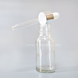 SXT-04 50ml transparent essential oil Bottles empty glass bottles with button dropper pipette