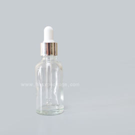 SXT-05 30ml transparent essential oil Bottles empty glass bottles with button dropper pipette